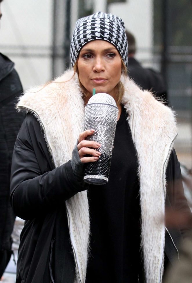 Jennifer Lopez - Filming scenes for her upcoming project 'Second Act' in NY
